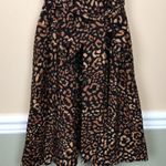 Nine West Women’s Cheetah Print Puff Sleeve Button-Up Belted Shirt Dress Photo 3