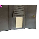 Michael Kors  Brown Logo Leather Clutch Wallet Photo 3