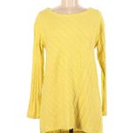Anthropologie Maeve Women's Ribbed Knit Pullover Sweater Yellow Size Medium NWOT Photo 2