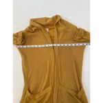 Urban Outfitters Pins and Needles Honey Mustard Golden Yellow Open Front Cardigan Sz M Light Photo 8
