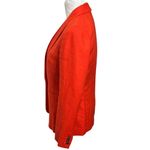 J.Crew  NWT Parke Linen Blazer Women’s Size 2 Brilliant Sunset Red Lightweight Photo 5