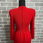 Vintage Toula Red Knit Sweater Dress with gold buttons .. BEAUTIFUL Size undefined Photo 7