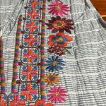 THML  Striped Top with Colorful Embroidery Photo 2