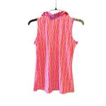 Lulu B Ruffle Neck Sleeveless Top Size XS Pink Dots NWT Coquette Cottagecore Photo 3