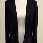 Chelsea28 New with Tags  Ruffle Pleated Hem Cardigan Sz M Photo 0