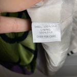 JULIE HAUS Silk Mermaid Print Ombre Straight Fit Mini Shift Dress Size 6 Green Photo 12