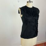 Robert Rodriguez  Black Ruffle Tank Top Photo 1