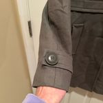 Tulle Anthropologie Wool Blend Pea Coat Lined Women's Gray Medium Photo 4