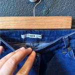 Oasis  Button Front Dark Blue Denim Mini Skirt Photo 2