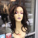 Brown Highlights FreePart Swisslace Lacefront wig Photo 4