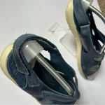 Ecco  Blue Leather strappy adjustable preppy ladies sandals size EU 41 coastal Photo 4