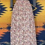 Vintage Neo Nostalgia Rayon Maxi Floral Skirt. Lined. Elastic Waist. Size Small. Multiple Photo 0