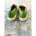 Franco Sarto  Green Quilted Leather Platform Sneaker Size 6 Photo 4