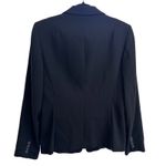 J.Crew  Wool Blazer Black Size 10 Minimalist Professional Staple Jacket Modern Photo 3
