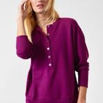 Athleta NWT  Balance Henley Sweatshirt Photo 0