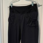 prAna Summit Capri Pants Black Large Hiking Travel Casual Pant Pull On Pants Photo 3