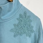 Relativity  Zip Up Sweatshirt Jacket Women’s Size XL Blue Cotton Photo 1