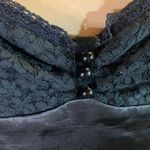 Kitten D’Amour Silk & Cotton Dress Size 14 Black Photo 3