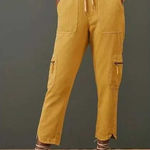 Pilcro and the Letterpress  Women's S Cropped Cargo Pants Drawstring Utility‎ Photo 0