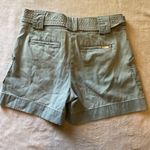 White House | Black Market  Blue Cargo Shorts with Tie-Belt Photo 2