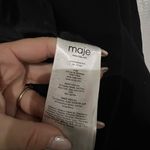 Maje  Black Oversized Blazer Size 36 EU Photo 3
