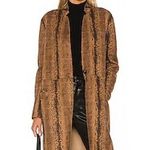 BLANK NYC  Copperhead Faux Leather Trench Coat Photo 0