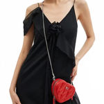 Coach Heart 14 Quilted Pillow Crossbody Bag Sport Red Photo 0