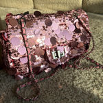 Pretty Little Thing Sequin Pink purse  Photo 0