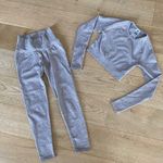 Lilias Active Ribbed Knit Leggings and Long Sleeve Top Photo 0