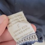 Anthropologie Anthro e(hanger)m slate blue blouse size small Photo 5