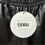 Princess Polly NEW  Lista Faux Leather Elastic Pocket Cargo Pants Black 4 NWT Photo 7