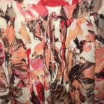 En Crême En Creme Top Pink Coral & Cream Floral & Lace Tie Back Blouse Sz S NWT Photo 7