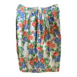 Karen Scott Vintage 90s Bermuda shorts floral print high waisted pleated size 10 Photo 5