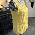 Notations  size medium yellow ruffle top Photo 2