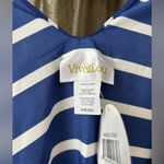 Viv & Lou Navy Striped Emma top one size Photo 4