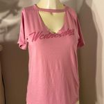 Cotton On  Size XS Barbie Pink Casual Shirt Top Wednesday Women's Tee 100% cotton Photo 3