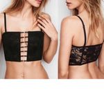 Victoria's Secret Victoria’s Secret NWT Malibu Black Push Up Bustier Bra Lace Tank Halter Size L Photo 1