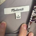 Madewell  Mini Dress Painted Blooms Lilac size 4 EUC Photo 5