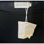 NWT Belle Zeke Long Sleeve Black Long Tunic Top With Angled Bottom Size XXL Photo 1