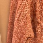 Vintage America Blues Joelie Cable Knit Wool Blend Turtleneck Sweater Orange XL Photo 4