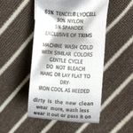 Toad & Co Striped Transita Pencil Skirt Falcon Thin Stripe UPF 50+ Size XL Brown Photo 4