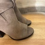 London Rag Tan Open Toe Heeled Booties Size 6‎ Photo 3