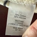 J. Crew Striped Knee Jumper Dress SZ Small Button Back Scoop Neck Cotton Preppy Black Photo 4