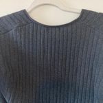 Women’s Moussy Long Sleeve Ribbed Sweater Dress Size Free Charcoal Gray Photo 6