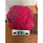 Aarong Pink Paisley Print Short Sleeve V Neck Kurti Tunic Top Bangladesh Size 36 Photo 4