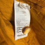 Maeve Anthropologie Maria Corduroy Babydoll Button Back Blouse Size Medium Yellow Photo 9