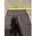 Lululemon  Skinny Will Pant Pockets Heathered Black Grape Size 6 Photo 8