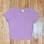 Bozzolo Pink  ribbed cropped t-shirt Photo 0