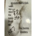 Banjara Black Wash Loose Fit Denim Jeans Jewel Distressed Raw Hem Women 11/29 Photo 4