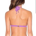 Agent Provocateur $92 Purple Halter Bikini Top L’Agent Avril Purple NWT Sz Small Photo 1
